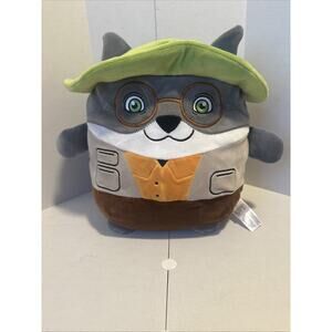 Oliver Raccoon Great Wolf Lodge Squishmallow Stuffed Animal Toy 10” New